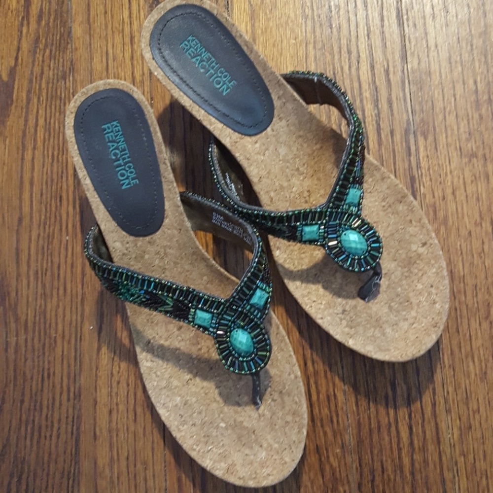 Kenneth Cole Reaction Beaded Sandals